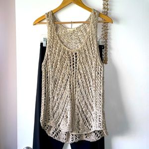 EILEEN FISHER Crocheted Tank Top